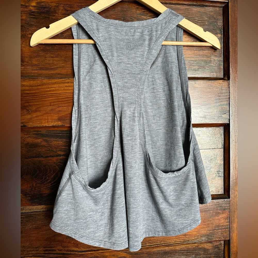 Lululemon Cropped Racerback Tank - Picture 2 of 6